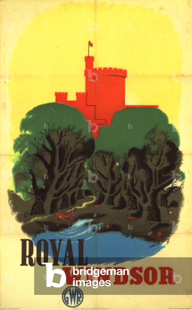 holidays gwr windsor, 1912 (poster)