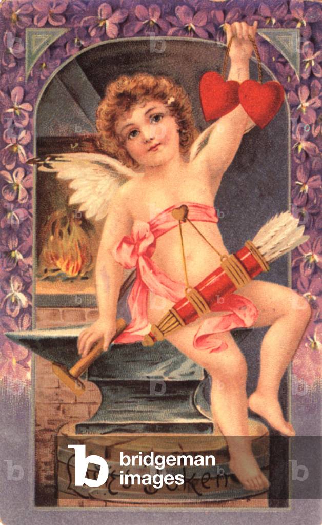 Valentines Day Greetings Card, UK, 1900s