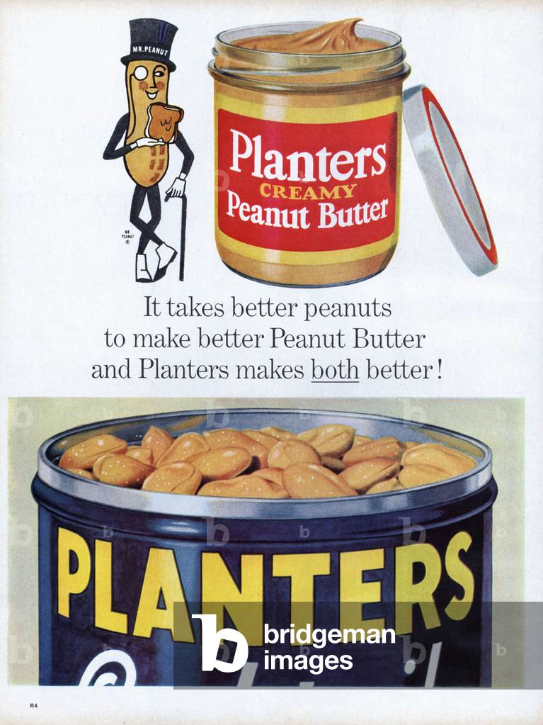 Planters Magazine, advert, USA, 1950s