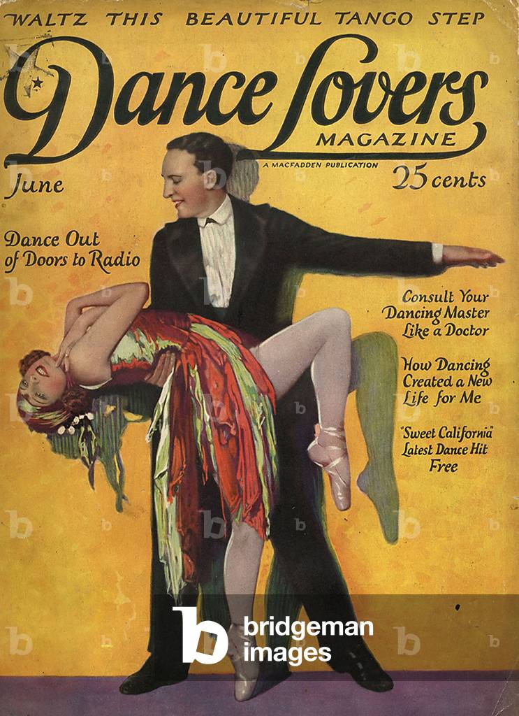 Dance Lovers Magazine Cover, USA, 1920s