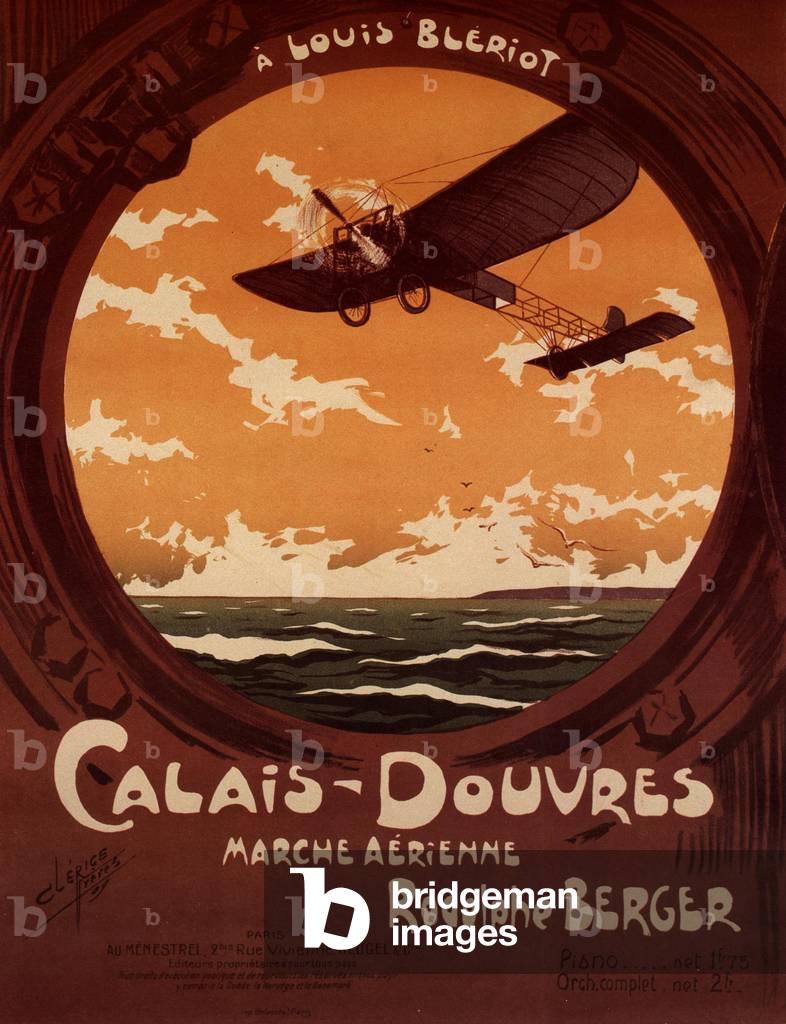 Louis Bleriot, 1930s (print)