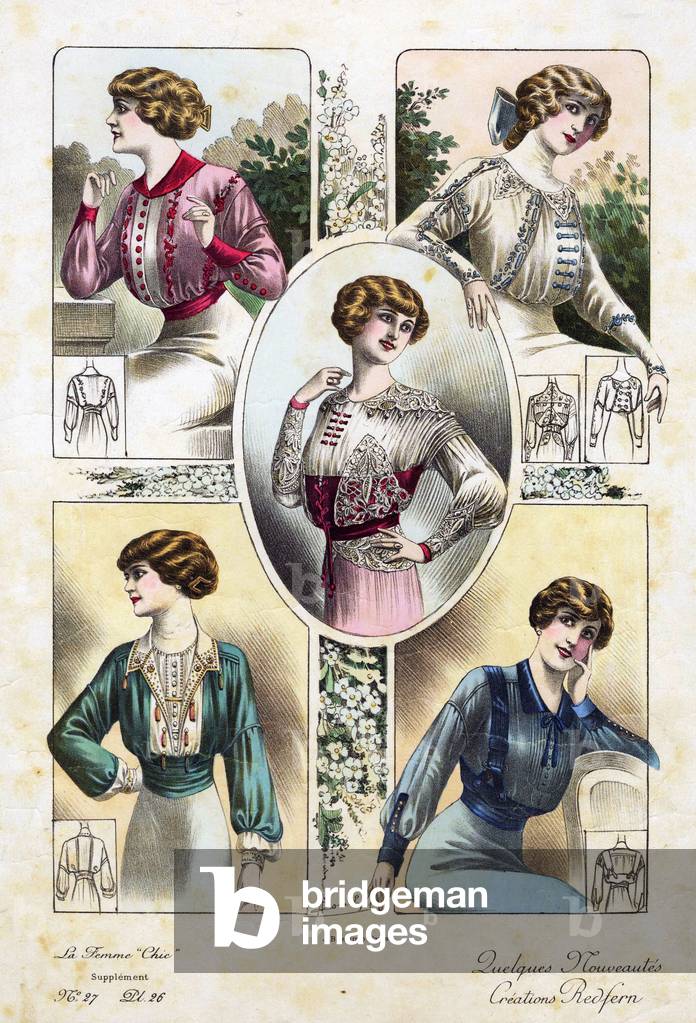 French Fashion, Magazine Plate, France, 1900s