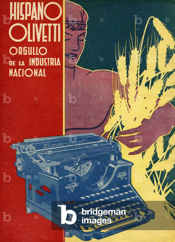 Hispano Olivetti Magazine, advert, Spain, 1930s