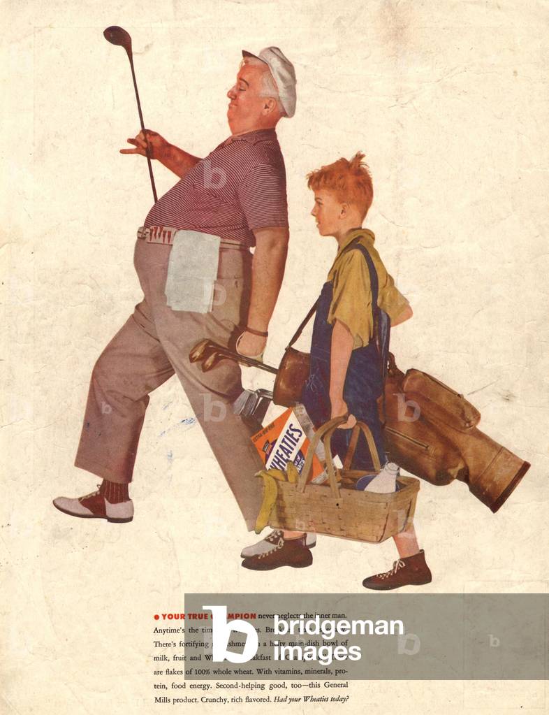 Wheaties Magazine, advert, USA, 1950s