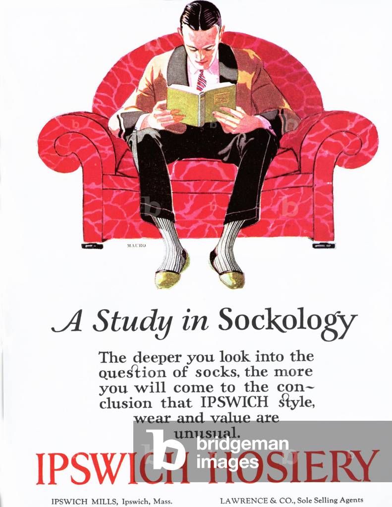 Ipswich Hosiery Magazine, advert, USA, 1920s