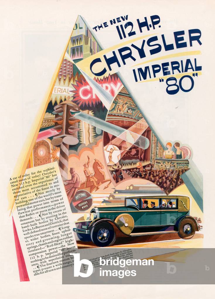 Chrysler Magazine, advert, USA, 1920s