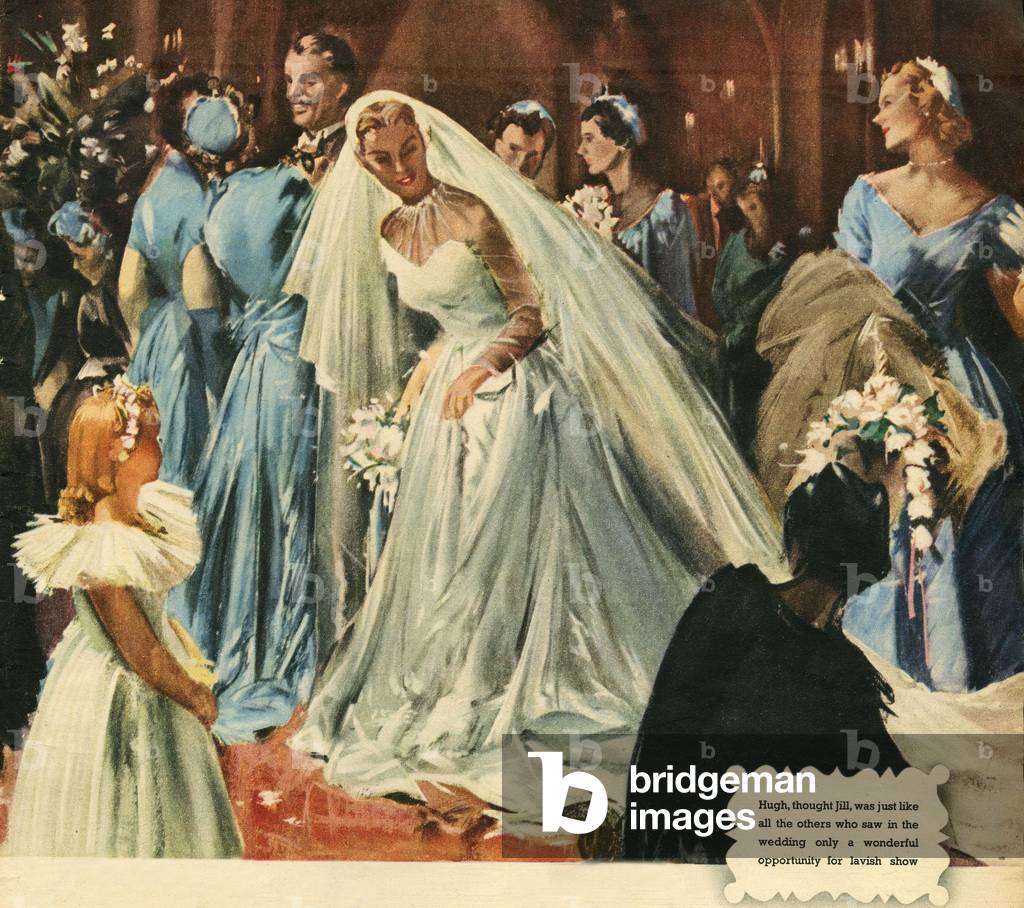 Wedding Magazine Plate, UK, 1950s