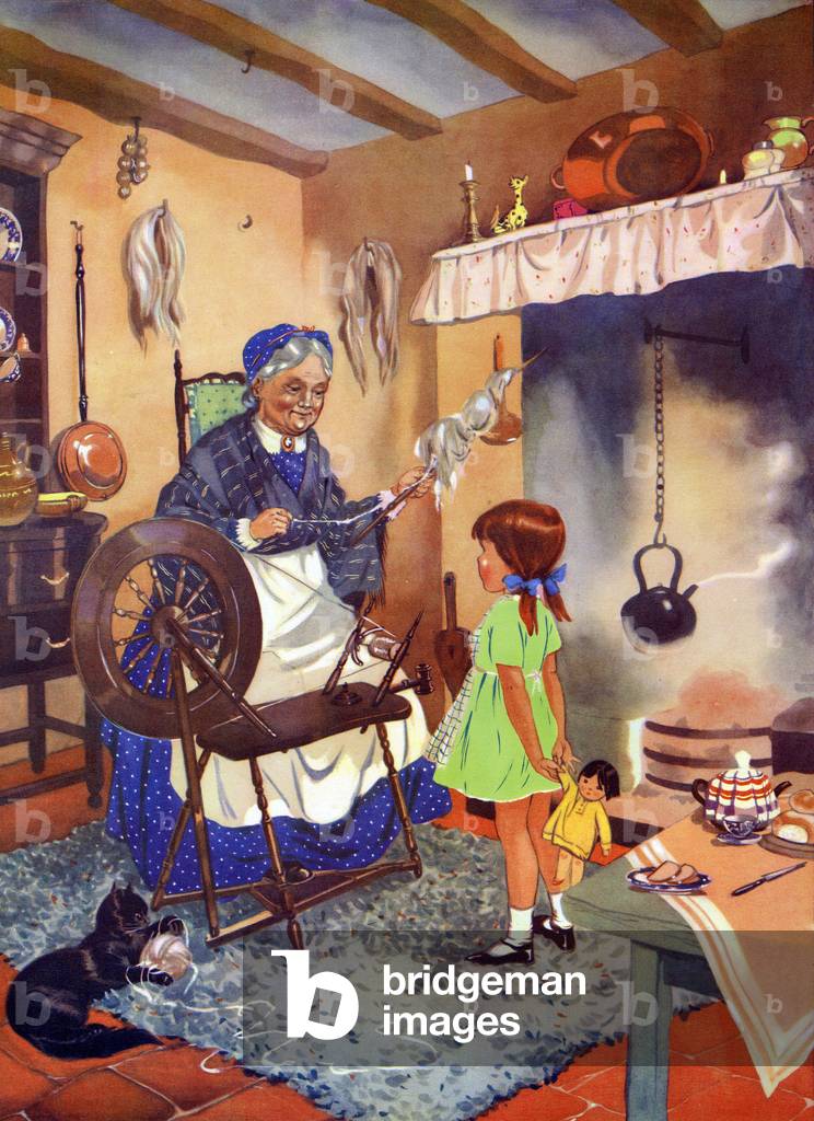 Infant School Illustrations Book Plate, UK, 1950s