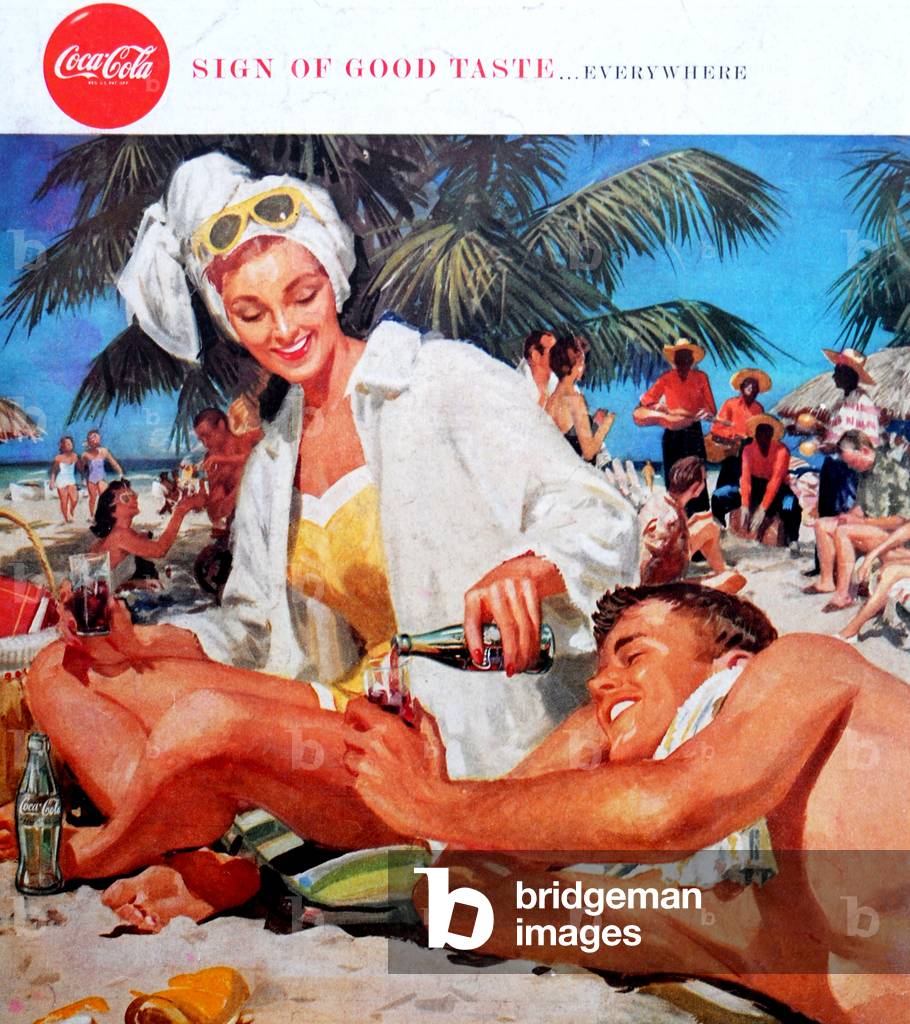 Coca-Cola Magazine Advert (detail), USA, 1940s