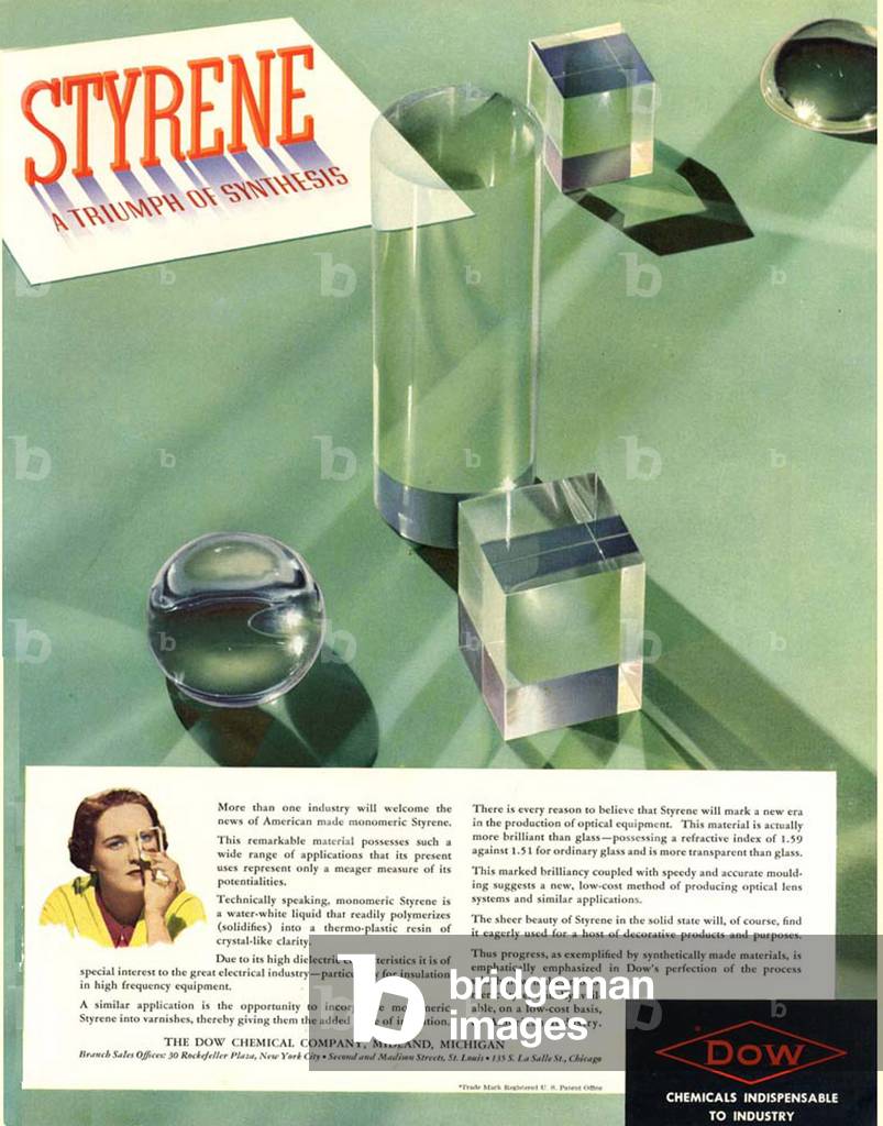 Dow Magazine Advert, USA, 1950s