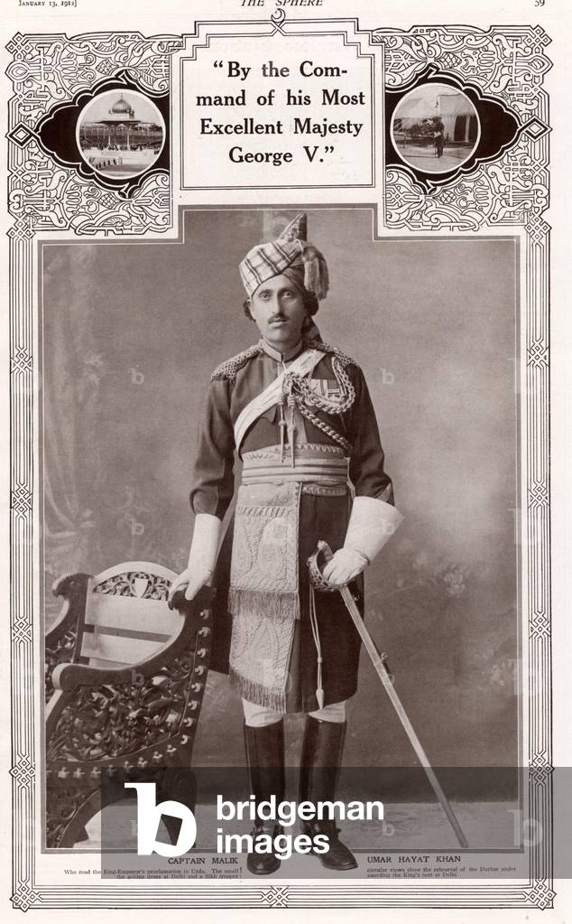 India The British Empire Last Days Raj Magazine Plate, UK, 1910s
