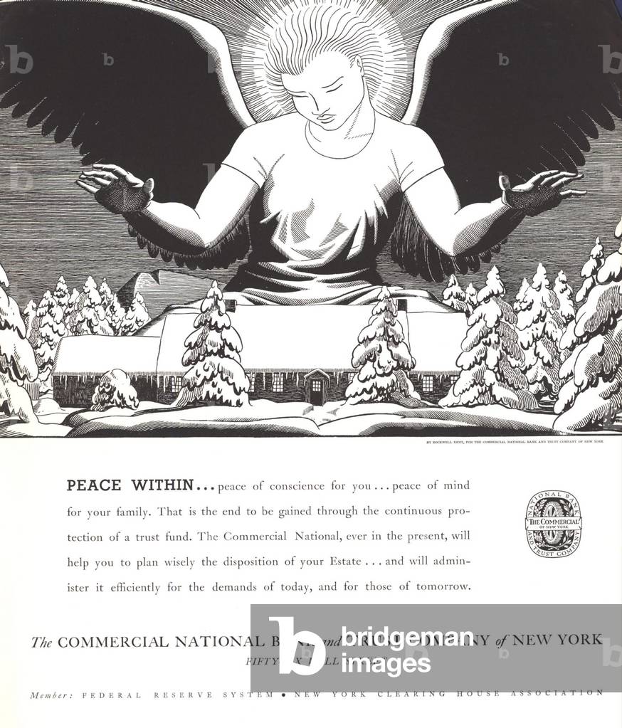 Commercial National Bank Magazine, advert, USA, 1930s
