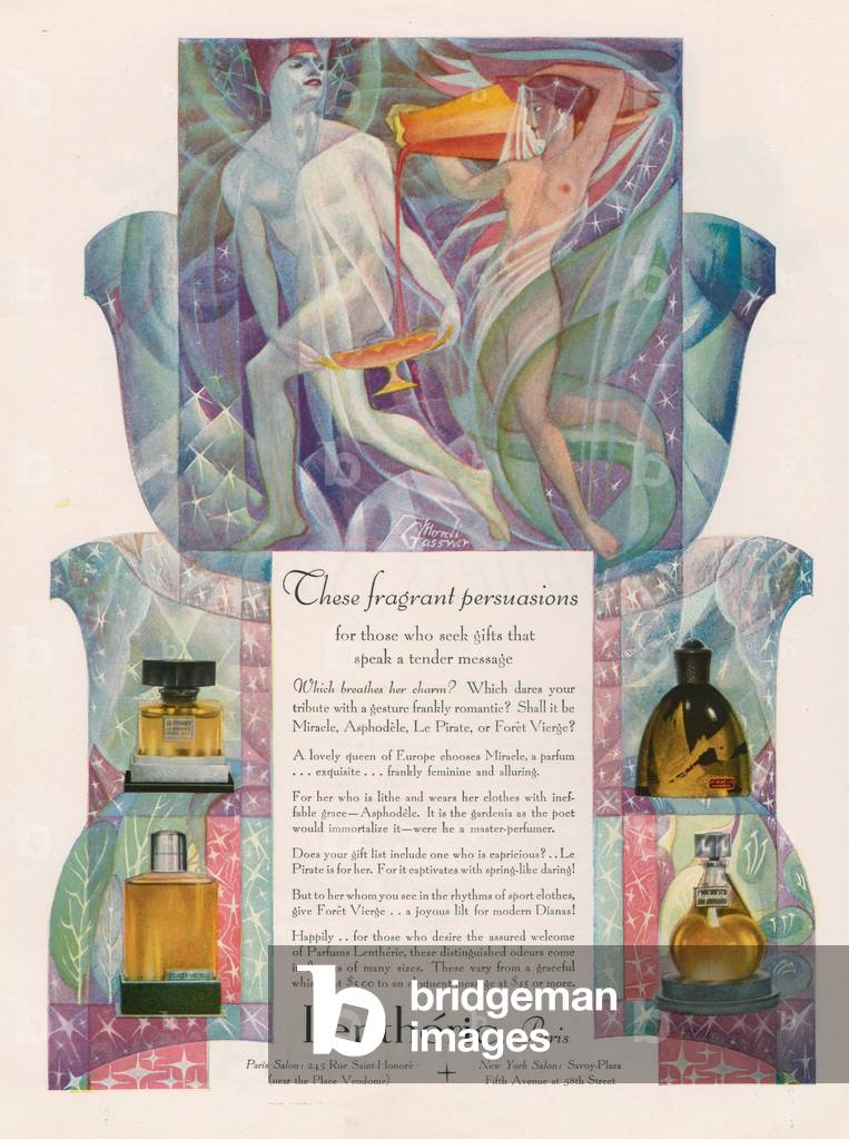 Lentheric Magazine, advert, USA, 1920s