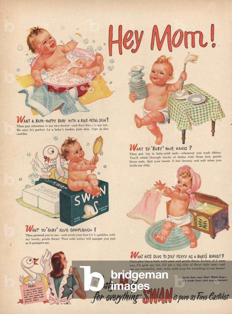Swan Magazine, advert, USA, 1940s