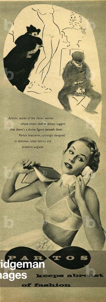 Partos Magazine, advert, UK, 1950s
