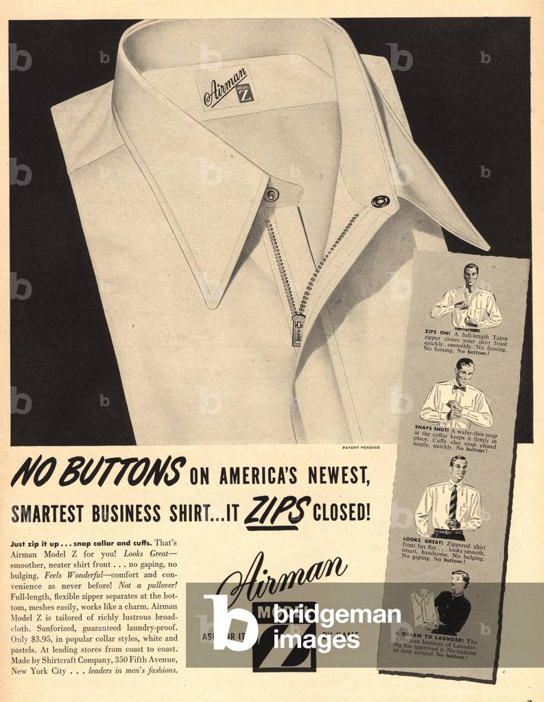 Airman Shirts Magazine, advert, USA, 1939