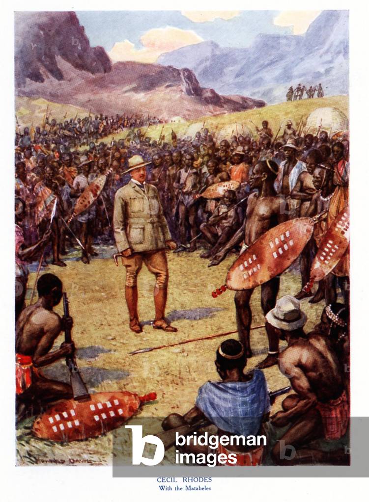 Cecil Rhodes Book Plate, UK, 1880s