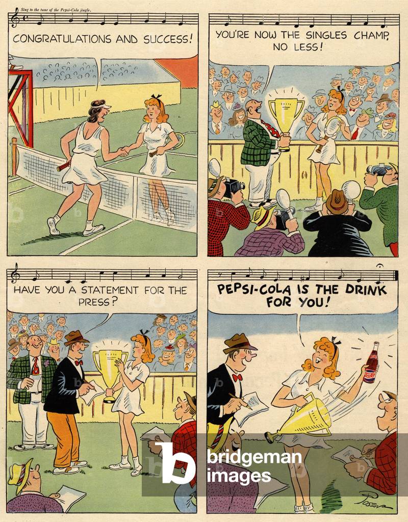 Pepsi Magazine, advert, USA, 1940s