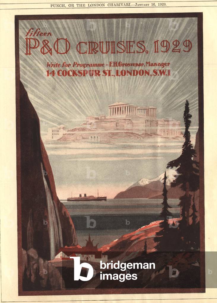 P & O Poster, UK, 1920s