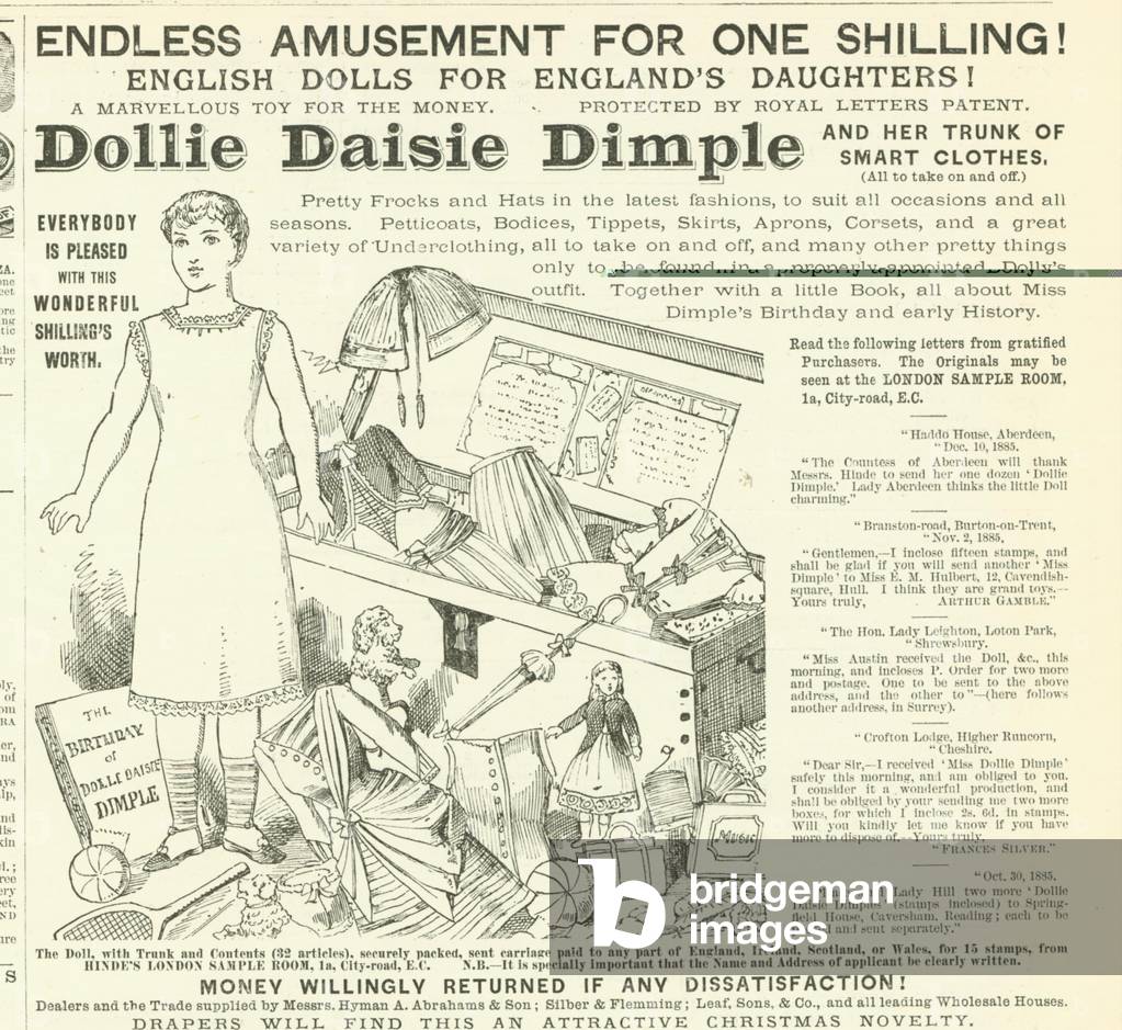 daisy dimple, 1890s