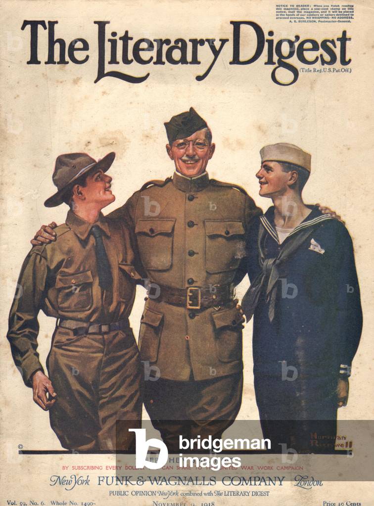 Magazine The Literary Digest de november 1918