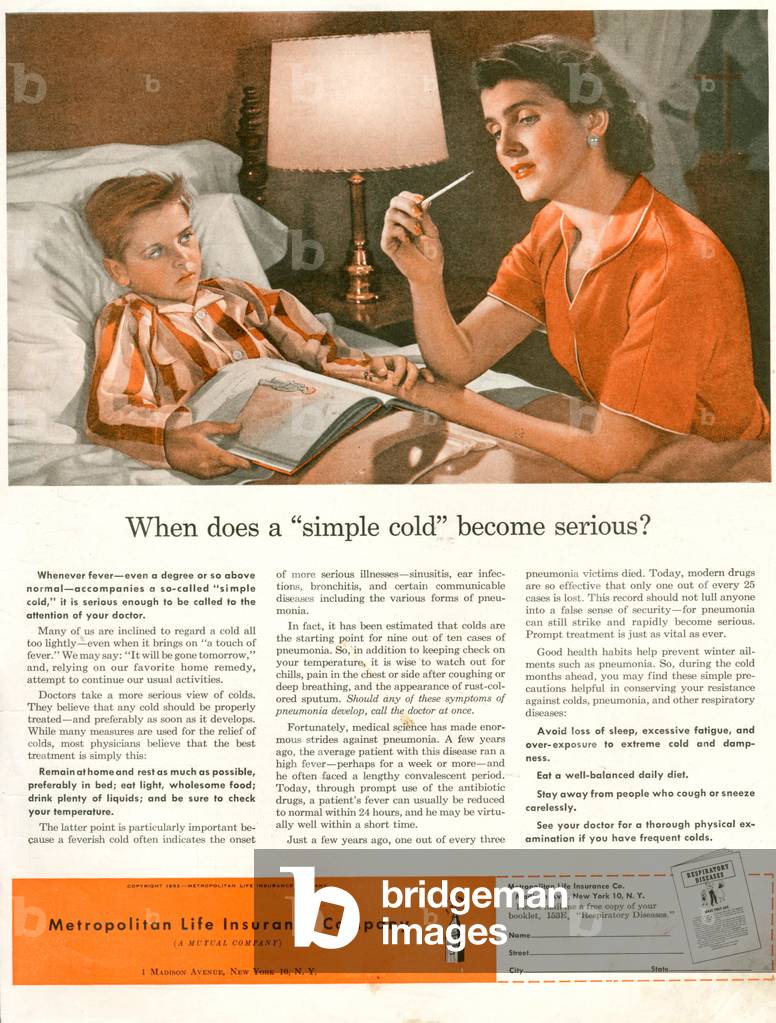 Metropolitan Life Insurance Company Magazine Advert, USA, 1950s