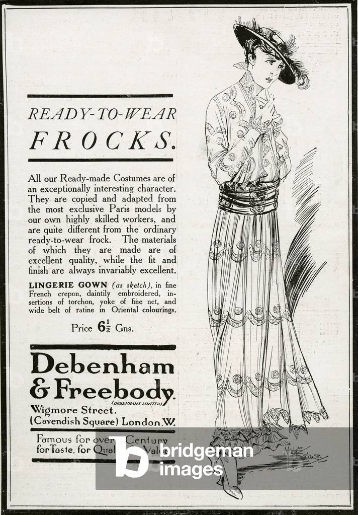 Debenhams Magazine Advert, UK, 1910s
