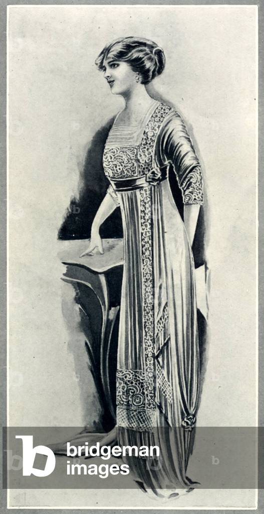 Womens Fashion Magazine Plate, UK, 1910s