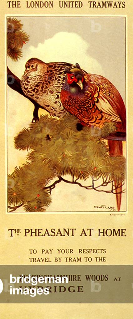 London United Tramways, poster, UK, 1910s