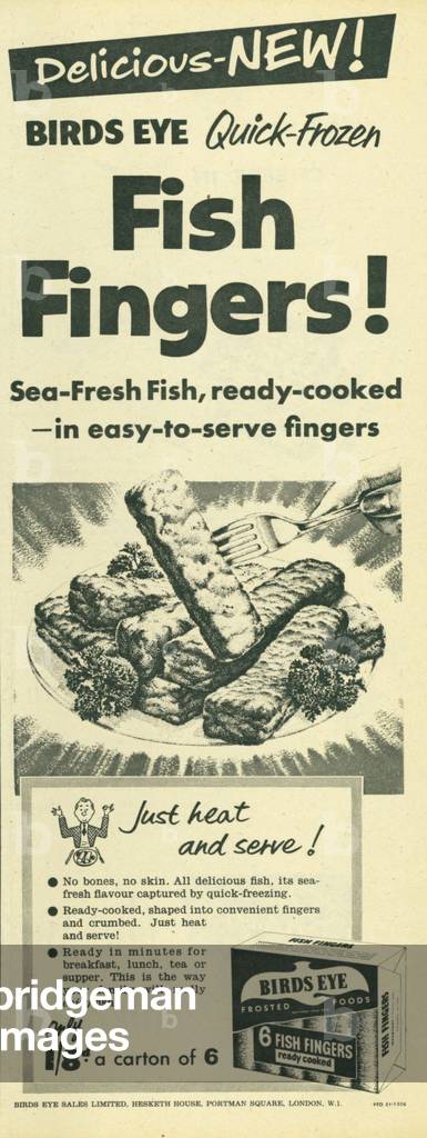 Birds Eye Magazine, advert, UK, 1940s