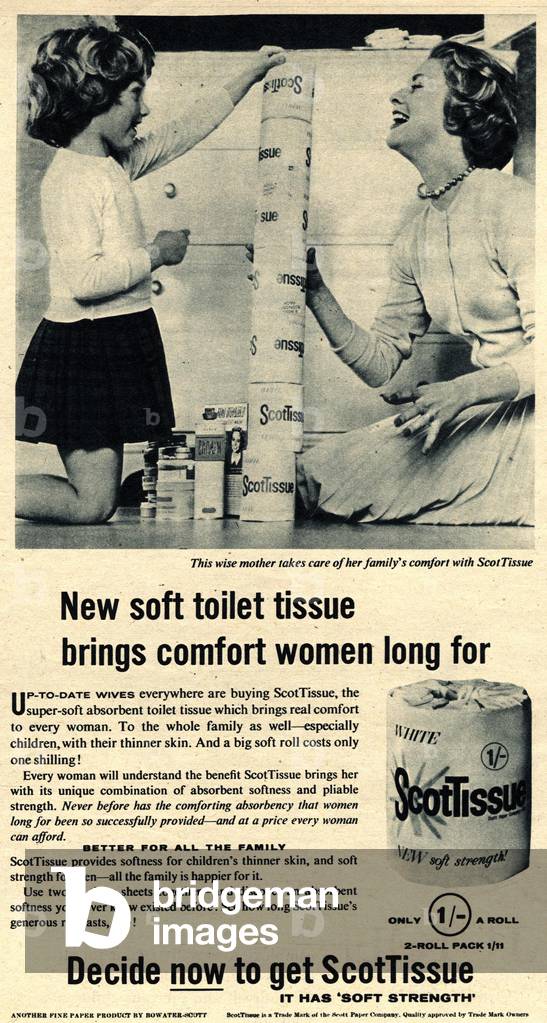 Scot Tissues, USA, 1950s, (print)