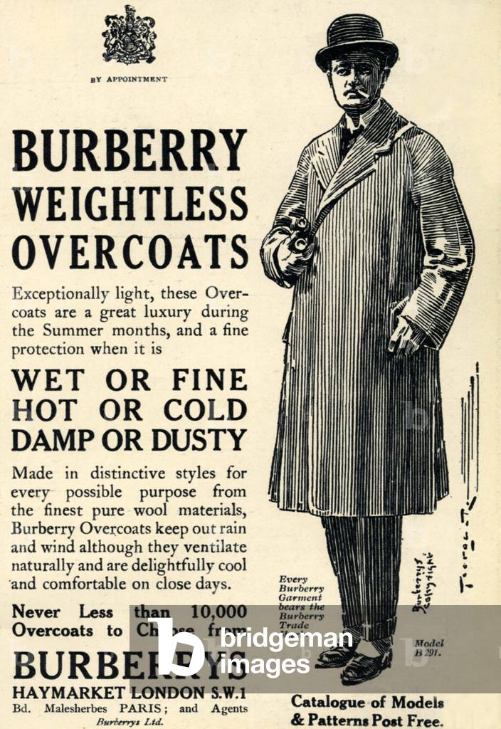 Burberry Magazine Advert, UK, 1920s
