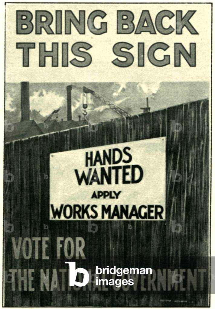 National Government Poster, UK, 1930s