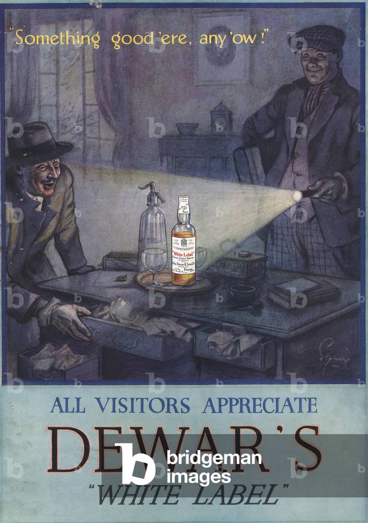 Dewar's White Label Magazine, advert, UK, 1930s