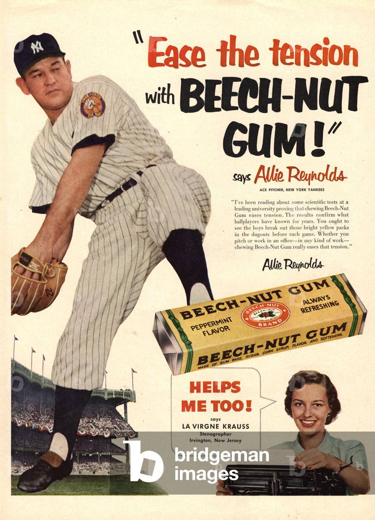 Beech-Nut Gum, 1950s (print)