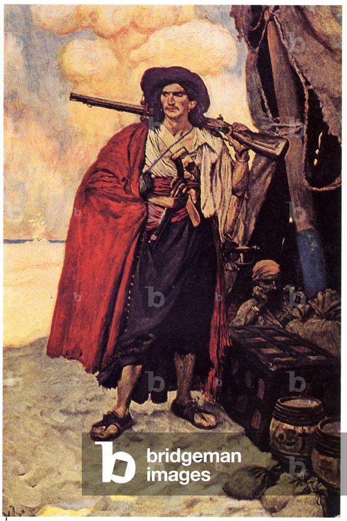 howard pyle 1900-1939 Book Plate, USA, 1930s