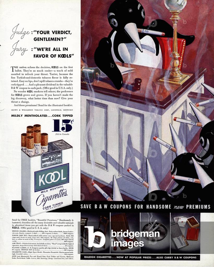 Kool Magazine, advert, USA, 1930s