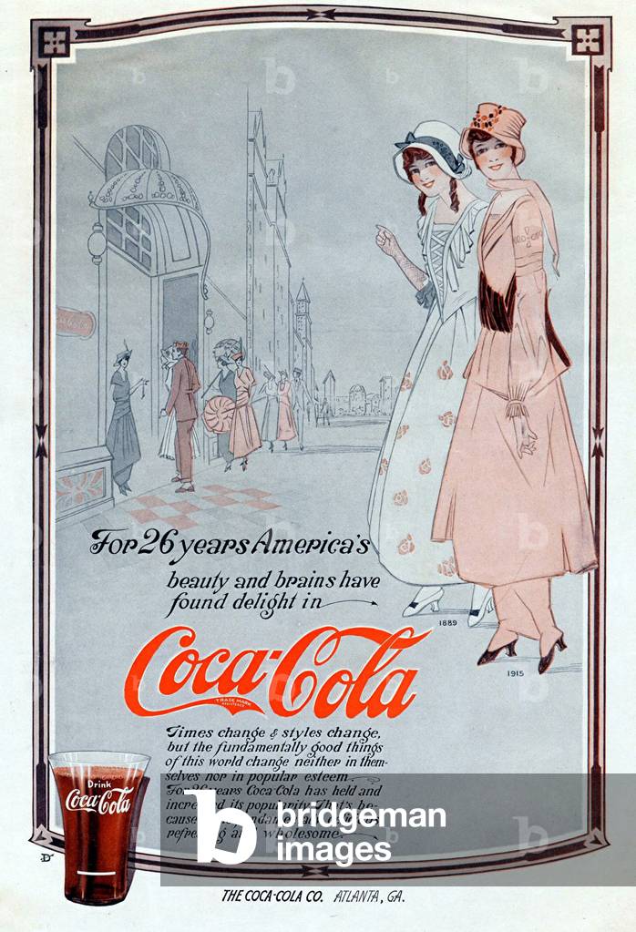 Coca-Cola Magazine Advert, USA, 1910s