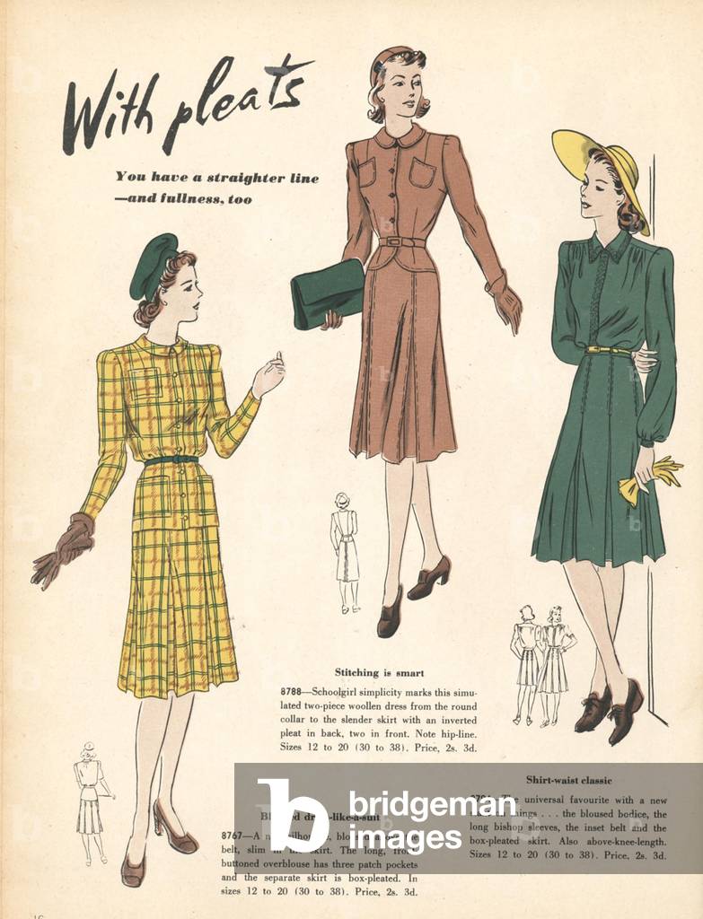 Vogue, Magazine Plate, UK, 1940s