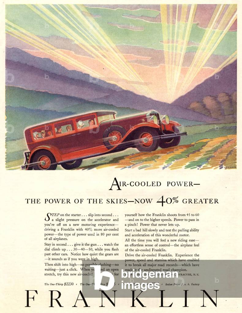 Franklin car, 1929