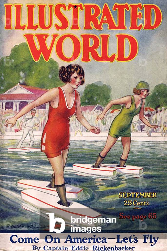 Illustrated World Magazine Cover, USA, 1920s