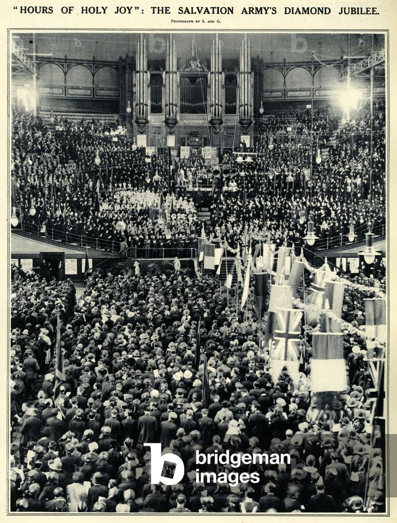 Salvation Army Diamond Jubilee Magazine Plate, UK, 1920s