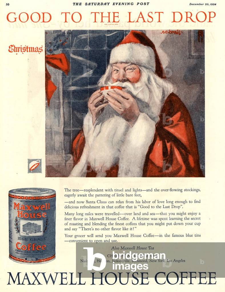 Maxwell House Magazine, advert, USA, 1920s