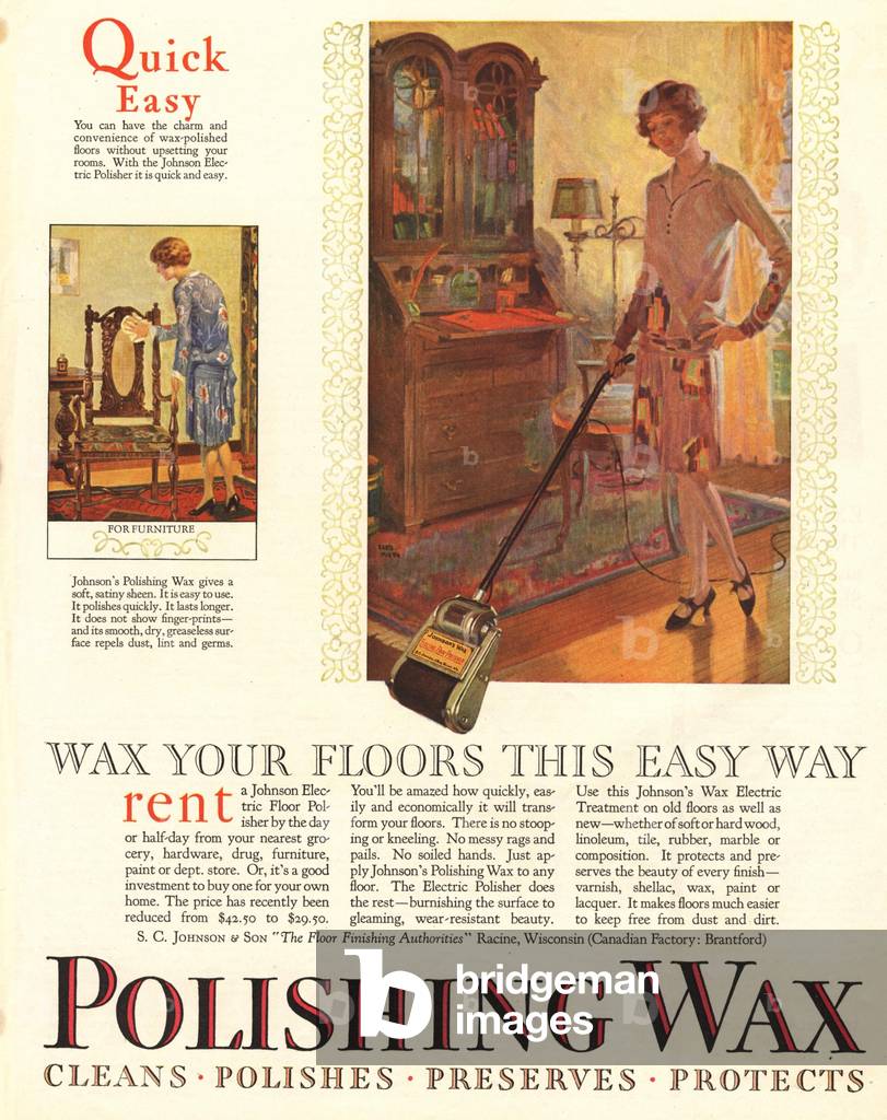 Johnson s Polishing Wax, 1920s