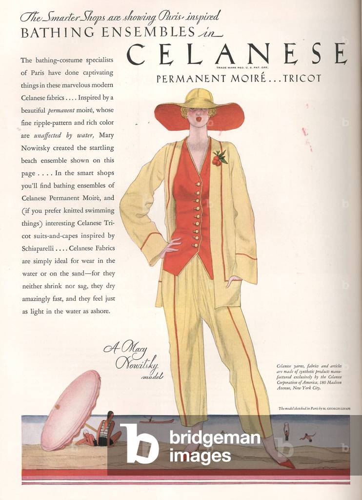 Celanese Magazine, advert, USA, 1920s