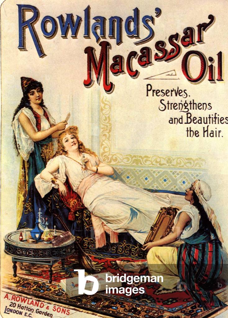 Rowlands Macassar Oil Magazine, advert, UK, 1890s