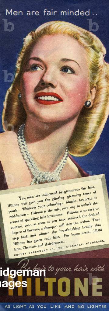 Hiltone Magazine Advert, UK, 1950s