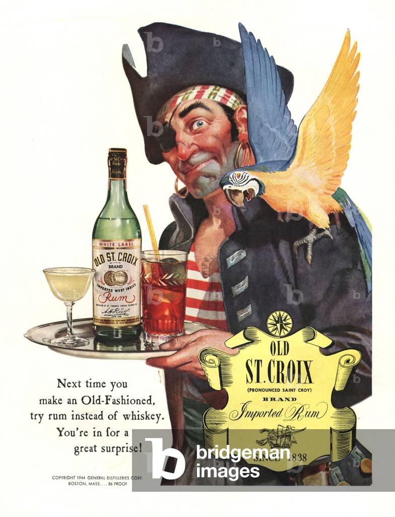 Old St Croix Magazine, advert, USA, 1940s