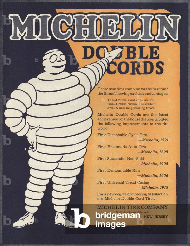 Michelin Magazine, advert, USA, 1920s