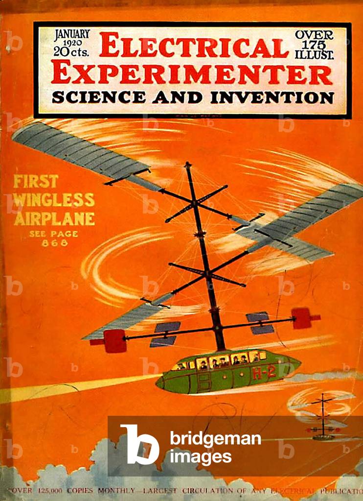 The Electrical Experimenter Magazine Cover, USA, 1920s